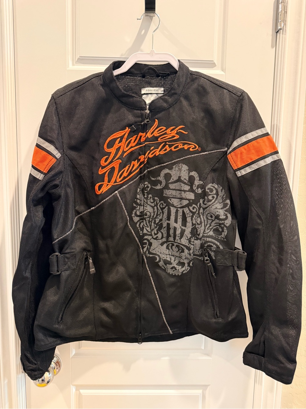 Harley-Davidson Black & Orange Performance Riding Jacket